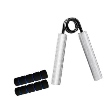 Imagem de Colaxi Fortalecedor da mão Fortalecedor Treinamento dos dedos Exercício de dedos, ferramenta de força de aderência para idosos adultos de menino de tênis, 250lb Argent