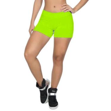 Imagem de Short feminino suplex curto liso academia/passeio/caminhada casual - V