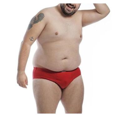 Imagem de Kit Com 3 Cuecas Slip Plus Size - Nawes - Nawes ConfecÇoes, Branco, G1