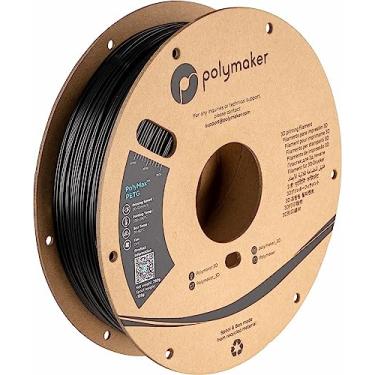 Imagem de Polymaker Filamento Petg Resistente 1.75, Petg Preto 750G - Filamento de Impressora 3D Polymax Petg 1.75Mm Petg 1.75, Filamento Preto Petg + 3D Mais Resistente, Maior Resistência Ao Calor do Que Pla