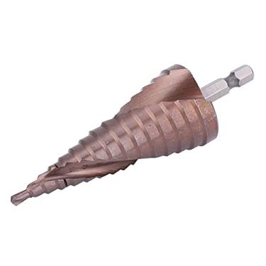Imagem de Broca Escalonada de Aço de Alta Velocidade Com Revestimento de Cobalto, Ferramenta Multifuncional de Abertura de Furo de Haste Hexagonal de 3-12 Mm para Madeira, Metal e Plástico