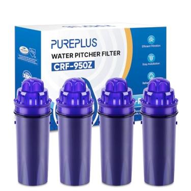 Imagem de PUREPLUS Filtro de água para jarra CRF950Z para substituição Pur PPF900Z, PPF951K, PPT700W, CR-1100C, DS-1800Z, CR-6000C, PPT711W, PPT711, PPT710W, PPT11W, PPT111R e todos os jarros e dispensadores PUR PACOTE
