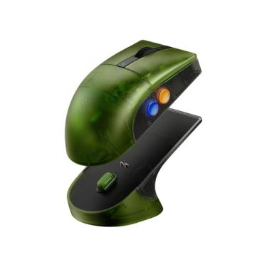 Imagem de 8BitDo Mouse retrô R8 com base de carregamento, sensor óptico PAW 3395 DPI 26K, taxa de sondagem 4K, botões programáveis, micro interruptores Kailh Sword GM X, ambidestro - Edição Xbox (oficialmente