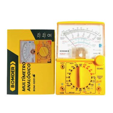 Imagem de Multímetro Profissional Analógico Alerta Sonoro 5 Funções