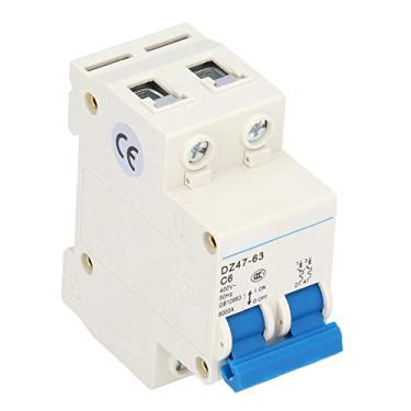 Imagem de Disjuntor 2p MCB DIN RAIL MONTAGEM 6000A Capacidade para Uso Doméstico e de Escritório, 400V 6A
