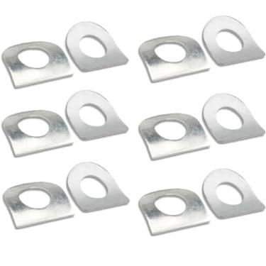 Imagem de YehVeh Pacote Com 12 Estribos Para Motocicleta, Arruela De Mola, Junta Universal Harley Davidson Softail Dyna Cvo Sportster 883 1200, Pino Apoio Os Pés, Parafuso Piloto, Suporte Passageiro, Almofada