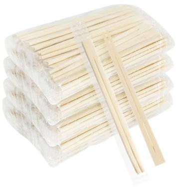 Imagem de UEJYWUY 400 Pares De Hashis Descartáveis 8" 20 Cm, Embalados Individualmente Em Bambu Transparente Para Macarrão, Sushi E Comida Asiática