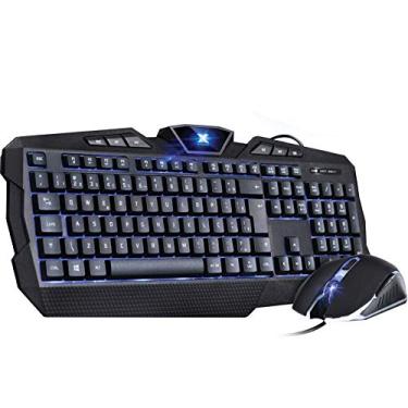 Imagem de TECLADO E MOUSE USB GAMER VX GAMING AVENGER - TECLADO COM BACKLIGHT E PADRÃO ABNT2 E MOUSE 1600 DPI, VINIK, 25978