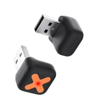 Imagem de Adaptador 2 em 1 Mini Android Auto e Sem Fio CarPlay Converte de fábrica com fio para dongle sem fio, tamanho compacto, USB CarPlay, adaptador automático AAndroid para iOS 12+/Android sem atraso