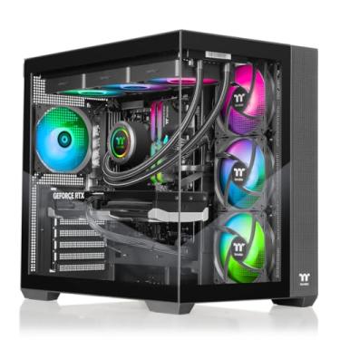 Imagem de Thermaltake LCGS View u2880-380 Desktop para jogos (Intel® Core™ Ultra 9 285K, memória ToughRam 32GB DDR5 6400MT/s RGB, NVIDIA® GeForce RTX™ 5080, 2TB NVMe M.2, WiFi, Windows 11) V38B-Z890-580-LCS