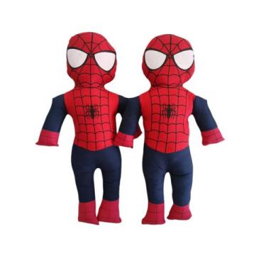 Imagem de Kit Boneco de Pano Homem Aranha Vingadores 50cm - Casa Mais Magazine