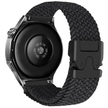Imagem de ZPIJOO Pulseiras trançadas de nylon compatíveis com Samsung Galaxy Watch 7/6/5/4/Active 2 de 40 mm/44 mm, Galaxy Watch 3 de 41 mm, Samsung Gear S2 Classic/Sport/Galaxy Watch de 42 mm, pulseira