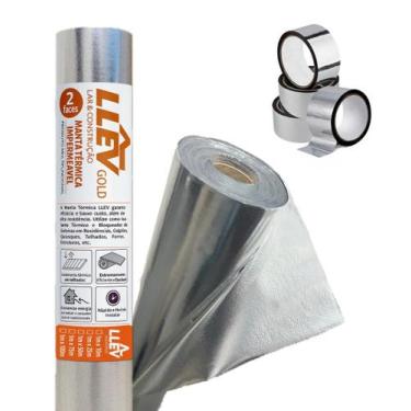 Imagem de Manta Térmica De Subcobertura Dupla Face 40m² + 4 Fitas De Emenda - LL