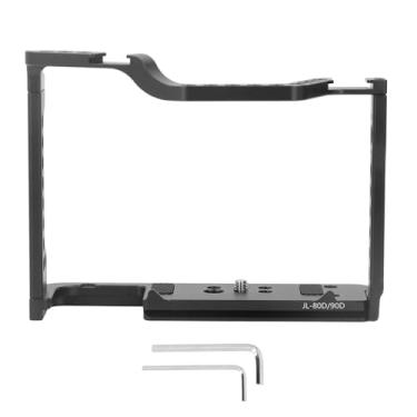 Imagem de Full Camera Cage Liga de alumínio Protective Video Rig com vários furos roscados Cold Shoe Mount para 70D 80D 90D Vertical Handle