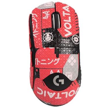 Imagem de NOUKAJU Fita adesiva para mouse com cobertura total para Logitech G PRO X Superlight/2 Lightspeed Wireless, fita antiderrapante para mouse, kit de atualização de mouse profissional pré-cortado