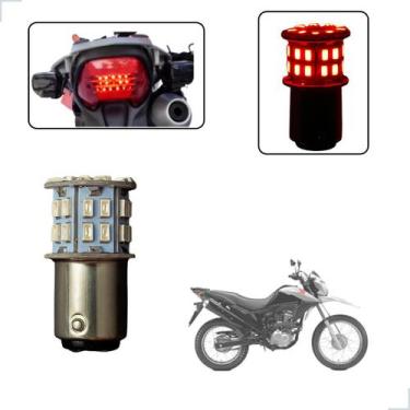 Imagem de Lâmpada Led Freio 2 Polo 1157 50 Leds Moto NXR 150 Bros
