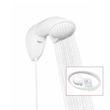 Imagem de Ducha Eletrônica ND Branco 7700W 220v Zagonel Chuveiro Com Controle de