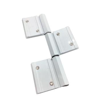 Imagem de Dobradica encaixe linha 42 tripla  sd-333 porta giro abrir aluminio br