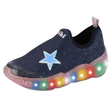 Imagem de Tênis Infantil Menina Luz LED Casual Celebration 3.0 Bibi