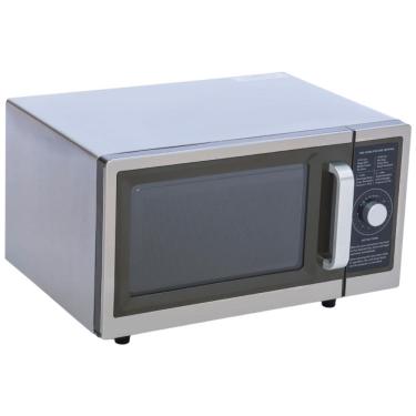 Imagem de Micro-ondas Comercial com Controle de Discagem, Interior de 1 Pé Cúbico, Aço Inoxidável, 1000 Watts, Aprovado pela UL e NSF,A-to-Z Supply