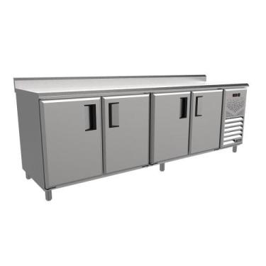Imagem de Balcão de Encosto Refrigerado Venâncio 2,5m Linha Prime 220V Liso Espe