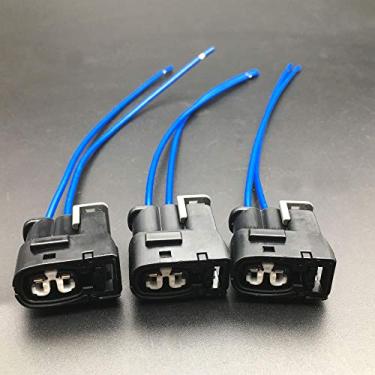 Imagem de Aokus plugue conector de 3 peças compatível com Toyota 1JZ-GTE Supra GS SC IS300 1jz 2jz bobina 90919-02205