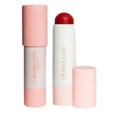 Imagem de Blush Stick Multiuso 3 em 1, Blush, Batom e Sombra, 7g, Cremoso, Alta Pigmentação - Maquiagem (08, Padrão)