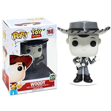 Imagem de Funko Pop! Disney #169 Toy Story Black & White Woody (Box Lunch Exclusive)