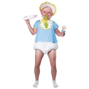 Imagem de Fantasia de bebê Big Booger para adultos, Azul, P