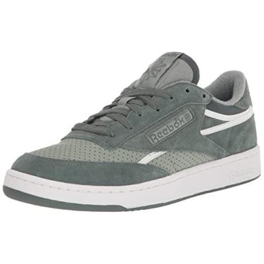 Imagem de Reebok Tênis unissex Club C Vintage, Giz verde/verde harmonia/branco, 6 Women/4.5 Men