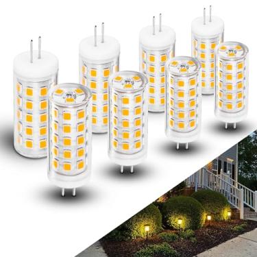 Imagem de Lâmpada LED para paisagem T3 G4 2700K branco quente 400lm 30W-40W halogêneo bi-pino T3 JC tipo G4 4W CA/CC 12V-24V para escadas ao ar livre caminho deck caminho luzes de gramado lustre sob iluminação