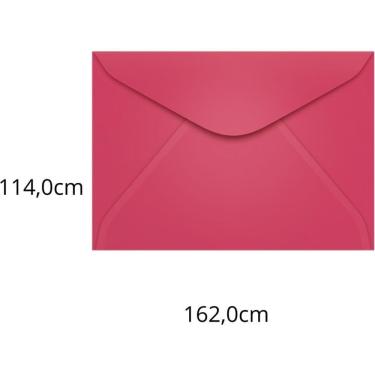 Imagem de Envelope Colorido 114x162mm Pink Cancun 80g 100unid - Scrity