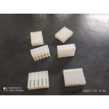 Imagem de 20x Conector Kk 3961 3,96mm 5 Vias Femea + Terminais - Excon