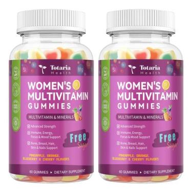 Imagem de Gomas multivitamínicas Totaria Sugar Free Women com ferro 120 quilates