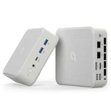 Imagem de CyberGeek Mini PC Ryzen 7 5700U (8C/16T, até 4,3GHz), Mini Computador Desktop 16GB DDR4 RAM 1TB PCIe SSD, Mini PC Gaming Suppports 4K Triple Display/Dual LAN/WiFi/BT5.0 para Escritório/Home Theater