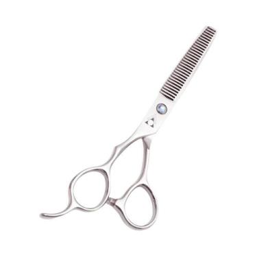 Imagem de Tesoura De Cabelo Profissional Para Mão Esquerda 5.5 6.0, Tesoura De D