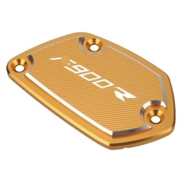 Imagem de Compatível com F 900XR F900XR F900 XR F 900 XR F900R 2020-2023 2022 Tampa do reservatório de freio dianteiro da motocicleta Tampa do copo de óleo (ouro F900R)