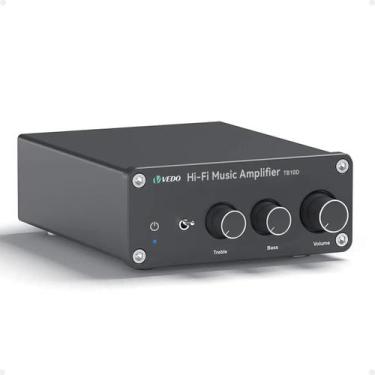 Imagem de Amplificador Integrado HiFi Classe D 165W x2  Controle de Graves e Agu