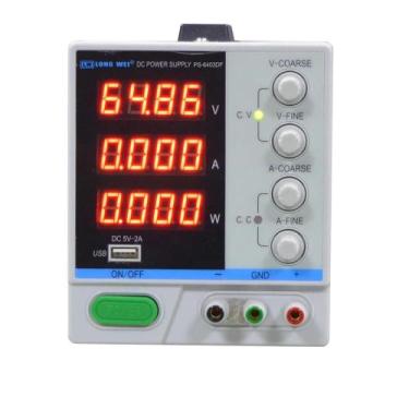 Imagem de Fonte de Bancada Profissional 1 Canal 64V 3A PS-6403DF NFe - LONGWEI