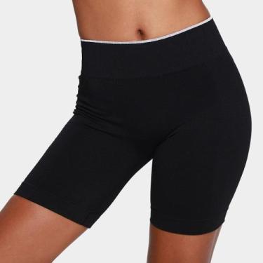 Imagem de Bermuda Speedo Cintura Alta Feminina, Preto, P