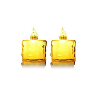 Imagem de Kit 2 Velas LED Eletronica Luz para Decoração 5cm