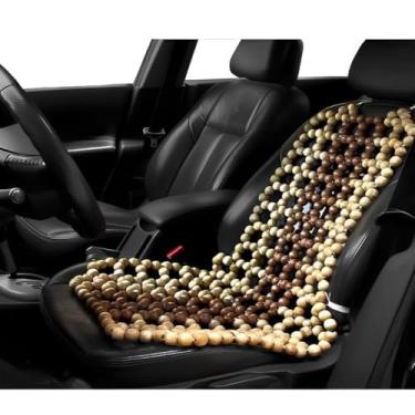 Imagem de Capa Banco Carro com Encosto Massageador - Alívio de Dorsal, Conforto em Viagens e Design em Madeira Natural (DAF)