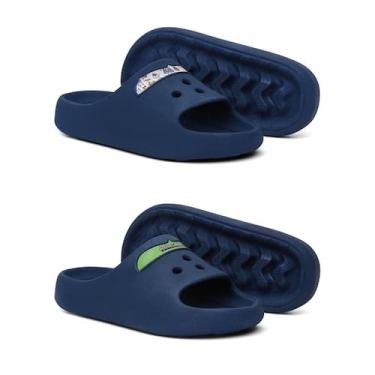 Imagem de Kit 2 Chinelo Slide Papete Infantil Kids Confortavel Personagem Desenh