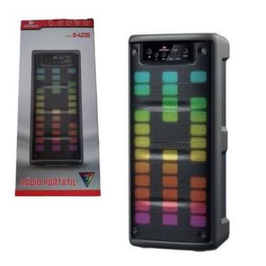 Imagem de Caixa De Som Rádio Portátil RGB Grasep D-4235