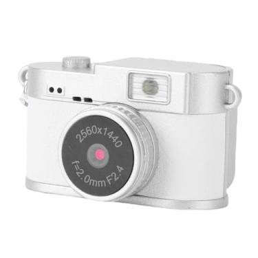 Imagem de Cryfokt Câmera Digital 2K, Fotos de 2 MP, Câmera Pequena Compacta Com Tela de 1,47 Polegadas para Aventuras Ao Ar Livre (Branco)