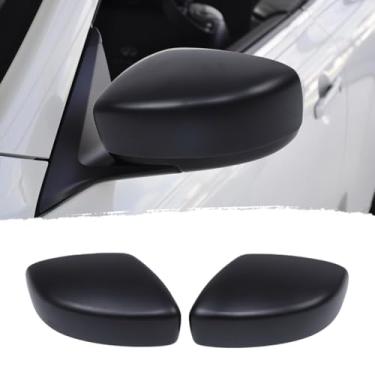 Imagem de Tampa do espelho retrovisor de porta compatível com Infiniti G37 2008-2013 G25 Q40 Q60, acessórios de tampa de acabamento externo do espelho retrovisor de porta lateral ABS (preto fosco)