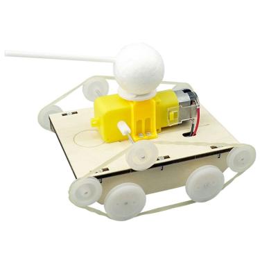 Imagem de Kit de experimentos científicos para carro-tanque de madeira DIY para crianças de 8 a 12 anos