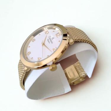 Imagem de Relógio feminino dourado 42mm CN24511H Champion