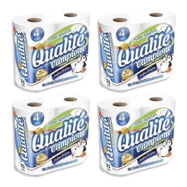 Imagem de Papel Higiênico Folha Dupla Qualité 30M 4X4 16 Rolos