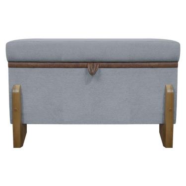 Imagem de Puff Recamier Versallies 50 Cm Concreto Bouclé